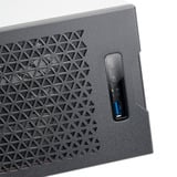 SilverStone  boîtier rack Noir | 2x USB-A | 1x USB-C