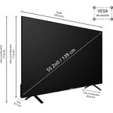 Telefunken  55" Ultra HD TV LED Noir
