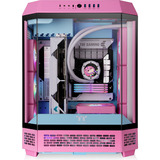 Thermaltake The Tower 600 boîtier midi tower rose fuchsia | 4x USB-A | 1x USB-C | Verre Trempé