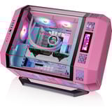 Thermaltake The Tower 600 boîtier midi tower rose fuchsia | 4x USB-A | 1x USB-C | Verre Trempé