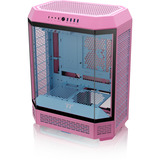 Thermaltake The Tower 600 boîtier midi tower rose fuchsia | 4x USB-A | 1x USB-C | Verre Trempé