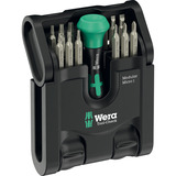 Wera Set modulaire Tool-Check 1, avec 3 modules d'outils, Set d'embouts de vissage Noir/Vert