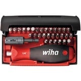 Wiha Set d'embouts Collector Standard, 25 mm, 32 pièces, Set d'embouts de vissage Noir/Rouge