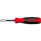 Wiha Tournevis avec magasin de bits LiftUp 25, 1/4" Noir/Rouge