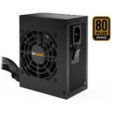 be quiet! SFX POWER 3 450W unité d'alimentation d'énergie 20+4 pin ATX Noir Noir, 450 W, 100 - 240 V, 500 W, 50/60 Hz, 6/2.5 A, 6 A