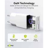 goobay 75738, Chargeur Blanc
