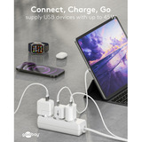 goobay Chargeur rapide Nano USB-C PD GaN 45 W Blanc, 1x USB-C