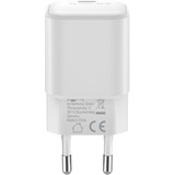 goobay Chargeur rapide Nano USB-C PD GaN 45 W Blanc, 1x USB-C