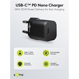 goobay Kit de charge Apple Lightning / USB-C PD 30 watts, Chargeur Noir