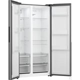 gorenje NRS917E41X frigo américain Pose libre 544 L Acier inoxydable, Side-by-side Acier inoxydable, Pose libre, Américain, Acier inoxydable, 2 portes(s), Tactile, LED