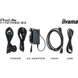 iiyama ProLite T1721MSC-B3 17" Moniteur tactile  Noir (Mat)