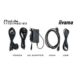 iiyama ProLite T1721MSC-B3 17" Moniteur tactile  Noir (Mat)