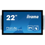 iiyama ProLite TF2234MC-B7X, Affichage public Noir, 54,6 cm (21.5"), 1920 x 1080 pixels, Full HD, LED, 8 ms, Noir