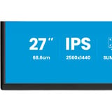 iiyama ProLite XB2792QSU-B1 écran plat de PC 68,6 cm (27") 2560 x 1440 pixels Quad HD LED Noir Moniteur Noir (Mat), 1x DisplayPort, 1x HDMI, 2x USB-A, 120 Hz, 68,6 cm (27"), 2560 x 1440 pixels, Quad HD, LED, 3 ms, Noir