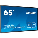 iiyama Prolite LH6570UHB-B1, Affichage public Noir