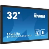 iiyama TF3239AS-B1AG Écran d'affichage dynamique Écran plat de signalisation numérique 80 cm (31.5") LED 500 cd/m² Full HD Noir Écran tactile Intégré dans le processeur Android 24/7, Affichage public Noir (Mat), Écran plat de signalisation numérique, 80 cm (31.5"), LED, 1920 x 1080 pixels, 24/7