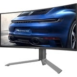 AOC Porsche PD34 écran plat de PC 86,4 cm (34") 3440 x 1440 pixels Wide Quad HD QD-OLED Noir Moniteur UltraWide gaming incurvé  Noir (Mat)/Argent, 86,4 cm (34"), 3440 x 1440 pixels, Wide Quad HD, QD-OLED, 0,03 ms, Noir