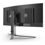 AOC Porsche PD34 écran plat de PC 86,4 cm (34") 3440 x 1440 pixels Wide Quad HD QD-OLED Noir Moniteur UltraWide gaming incurvé  Noir (Mat)/Argent, 86,4 cm (34"), 3440 x 1440 pixels, Wide Quad HD, QD-OLED, 0,03 ms, Noir