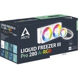 ARCTIC Liquid Freezer III Pro 280 A-RGB, Watercooling Blanc, Connecteur de ventilateur PWM à 4 broches