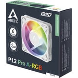 ARCTIC P12 Pro A-RGB ventilateur de boîtier Blanc, 120 x 120 x 25 mm, PWM