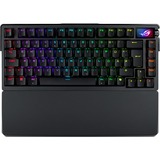 ASUS ROG Azoth Extreme clavier Gaming USB + RF Wireless + Bluetooth QWERTZ Noir Noir, Layout DE, ROG NX Snow, Avec fil &sans fil, USB + RF Wireless + Bluetooth, Clavier mécanique, QWERTZ, LED RGB, Noir
