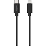 Ansmann Câble adaptateur USB 2.0, connecteur USB-C > connecteur Lightning Noir