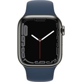 Apple Smartwatch graphite/bleu foncé
