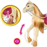 Barbie – Coffret et son cheval tornade Mysteries : The Great Horse Chase, Figurine Chien de poupée, 3 an(s), Batteries requises, Effets sonores pris en charge, 506 g