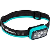 Black Diamond SPOT 350 Couleur aqua Lampe frontale LED, Lumière LED Turquoise/gris foncé, Lampe frontale, Couleur aqua, Boutons, 1,1 m, IPX8, LED