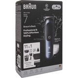 Braun AIO7540 Noir, Bleu 14 Lithium-Ion (Li-Ion), Tondeuse Bleu foncé/Noir, Noir, Bleu, 0,5 mm, 2,1 cm, Universel, Batterie, 120 min