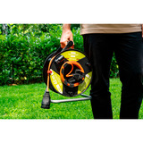 Brennenstuhl Enrouleur de câble de jardin Garant G Bretec IP44, 1 prise, Tambour à câble Noir/Orange