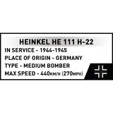 COBI Heinkel HE 111 H-22 avec bombe volante V1 - Édition exécutive, Jouets de construction 