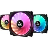 Chieftec CF-3012-RGB Tornado ventilateurs de boîtier 3 pièces, 120 x 120 x 25 mm, 3 Pièces