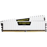 Corsair 32 Go DDR4-3200 Kit, Mémoire vive Blanc, CMK32GX4M2E3200C16W, Vengeance LPX, XMP