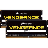 Corsair Vengeance CMSX32GX4M2A3000C18 module de mémoire 32 Go 2 x 16 Go DDR4 3000 MHz, Mémoire vive Noir, 32 Go, 2 x 16 Go, DDR4, 3000 MHz, 260-pin SO-DIMM