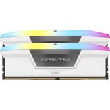 Corsair Vengeance RGB 32 Go DDR5-6000 (2x 16 Go) mémoire vive Blanc, CMH32GX5M2E6000Z36W, XMP 3.0