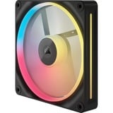 Corsair iCUE LINK LX140-R RGB Reverse ventilateur de boîtier Noir, 140 x 140 x 25 mm, PWM