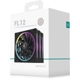 DeepCool FL12 ventilateurs de boîtier RGB  Noir, 3 pièces, 120 x 120 x 25 mm, PWM