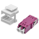 Digitus Accoupleur LWL, duplex, LC > prise LC, multimode OM4, Raccord Violet