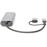 Digitus Adaptateur Gigabit Ethernet 2.5G USB Type-C™, USB-C™ + USB A (USB 3.1 / 3.0) Gris, USB-C™ + USB A (USB 3.1 / 3.0), USB-C USB 3.1, RJ-45, Gris