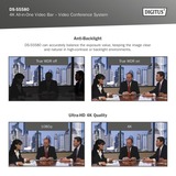 Digitus Barre vidéo tout-en-un 4K Pro, Système de conférence Noir