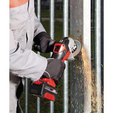 EINHELL TE-AG 18/115 Li Kit, Meuleuse d'angle Rouge/Noir