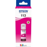 Epson 113 EcoTank Pigment Magenta ink bottle, Encre Magenta, Epson, Ecotank ET-5880, EcoTank ET-5850, EcoTank ET-5800, EcoTank ET-16650, EcoTank ET-16600, 6000 pages, 70 ml, Pigment