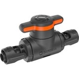 GARDENA Vanne d'arrêt et de régulation du Micro-Drip-System 13 mm (1/2"), Régulateur Gris/Orange