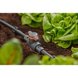 GARDENA Vanne d'arrêt et de régulation du Micro-Drip-System 13 mm (1/2"), Régulateur Gris/Orange