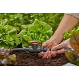 GARDENA Vanne d'arrêt et de régulation du Micro-Drip-System 13 mm (1/2"), Régulateur Gris/Orange