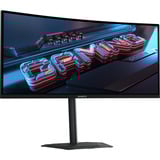GS34WQCA Écran Gaming Incurvé 34" WQHD – 3440 x 1440, 1500R, 120Hz, 1ms, 300 cd/m², FreeSync Premium, HDR Ready, HDMI 2.0, DisplayPort 1.4 Moniteur UltraWide 