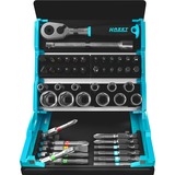 Hazet 2200SC-2, Set d'embouts de vissage Noir/Bleu