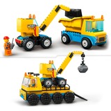 LEGO City - Les camions de chantier et la grue à boule de démolition, Jouets de construction 60391