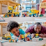 LEGO City - Les camions de chantier et la grue à boule de démolition, Jouets de construction 60391